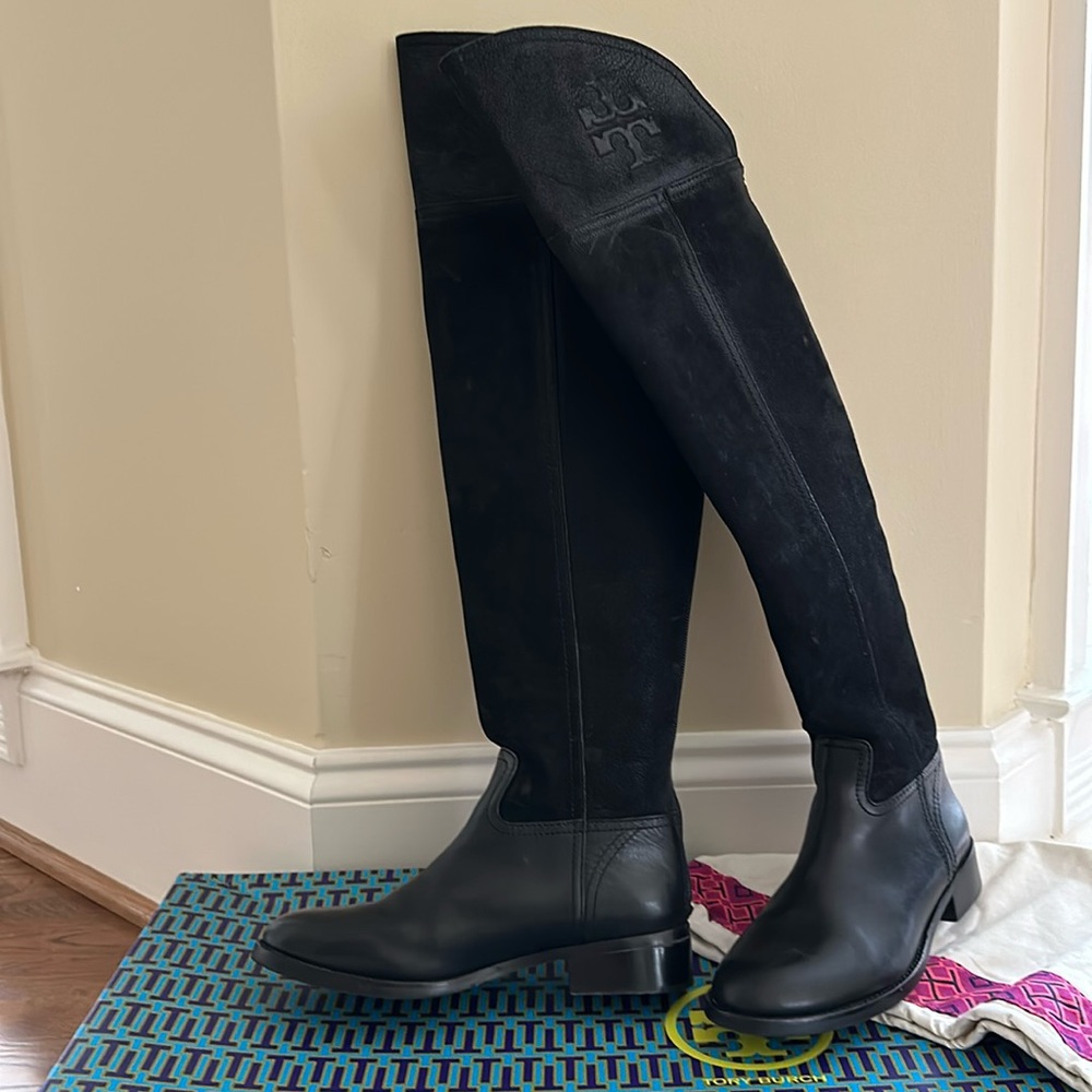 Tory Burch Simone Over-The-Knee Boots- Vintage Buffalo 35MM